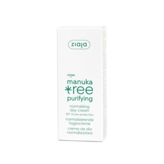 Ziaja Crème Nettoyante Visage Hydratante Correctrice-Astringente Équilibrante SPF10 Faible Protection 50 ml