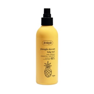 Ziaja Ananas Body Mist met Cafeïne in een spray 200 ml