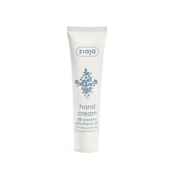 Crème pour les mains Ziaja Silk aux protéines de soie et à la provitamine B5 100 ml