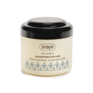 Ziaja Silk geconcentreerd Gladmakend haarmasker met zijdeproteïnen 200 ml