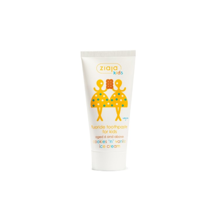 Ziaja Maziajki Toothpaste with fluoride for children 6+ baby teeth and permanent teeth 50 ml