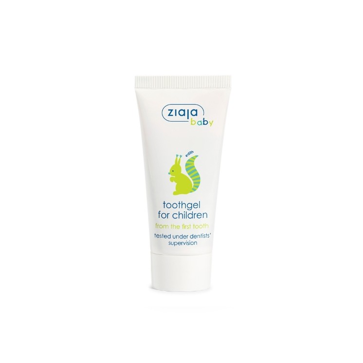 Gel dentaire sans fluor Ziajka pour enfants 50 ml