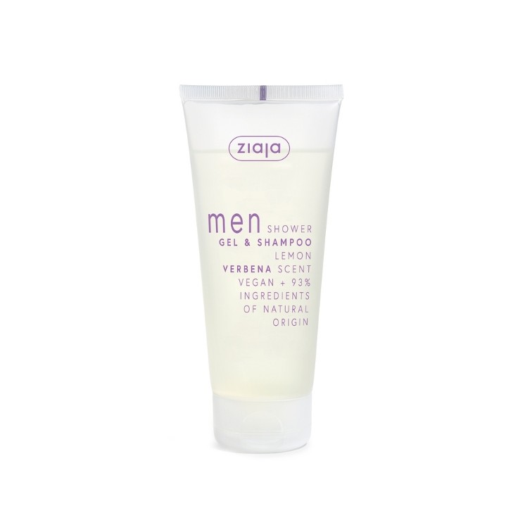 Gel douche et shampoing Ziaja Yego Verveine citronnée 200 ml