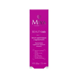 Miya Cosmetics BEAUTY .lab Straffendes Gesichtsserum mit Exosomen 30 ml
