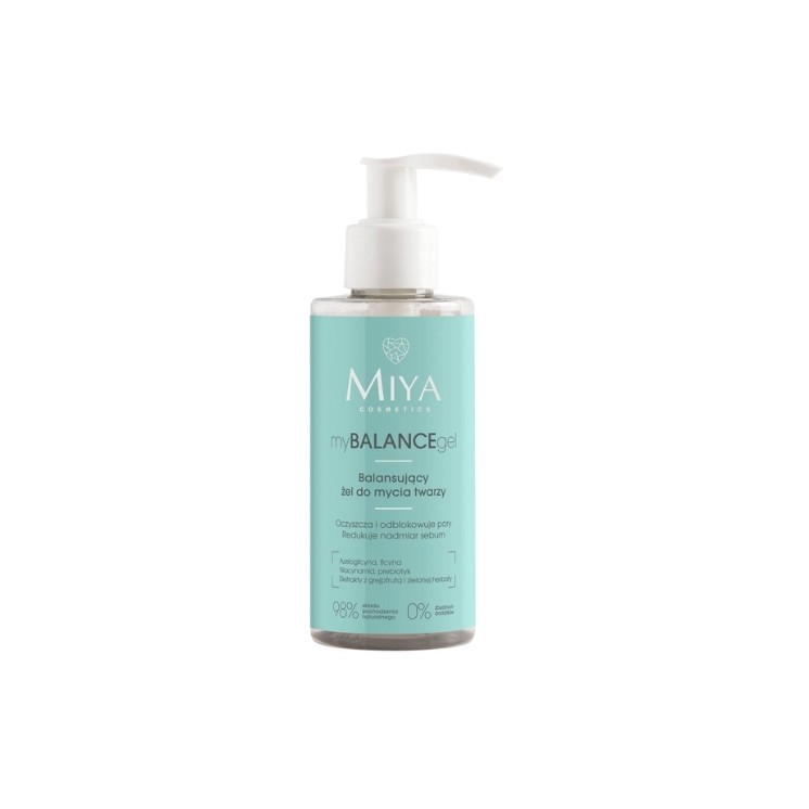 Miya Cosmetics myBALANCEgel Ausgleichendes Gesichtsreinigungsgel 140 ml