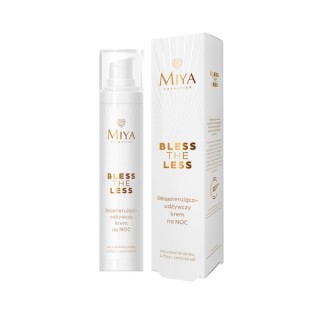 Miya Cosmetics Bless The Less regenerierende und pflegende Nachtgesichtscreme 50 ml