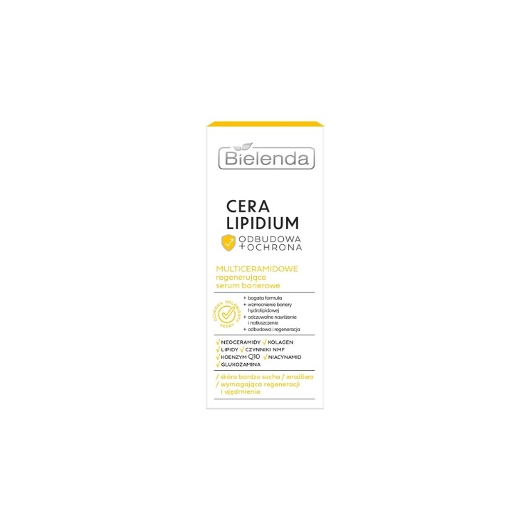 Bielenda Cera Lipidium Multiceramidowe regenerujące Serum do twarzy barierowe 30 ml