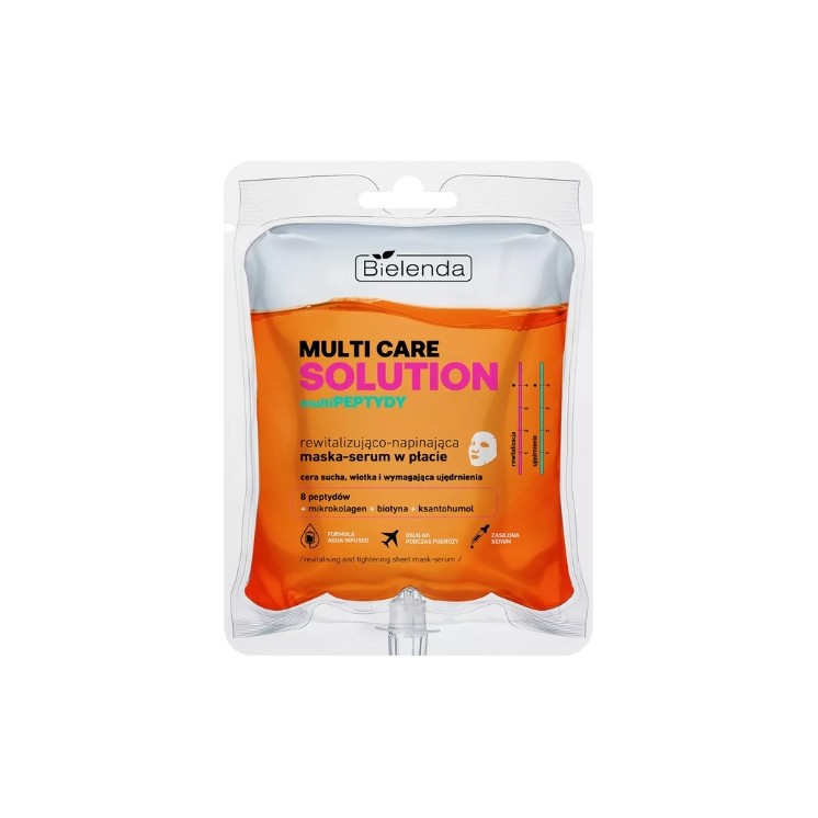 Bielenda Multi Care Solution MultiPEPTIDES revitalizing and tightening Mask - serum in a sheet 1 piece