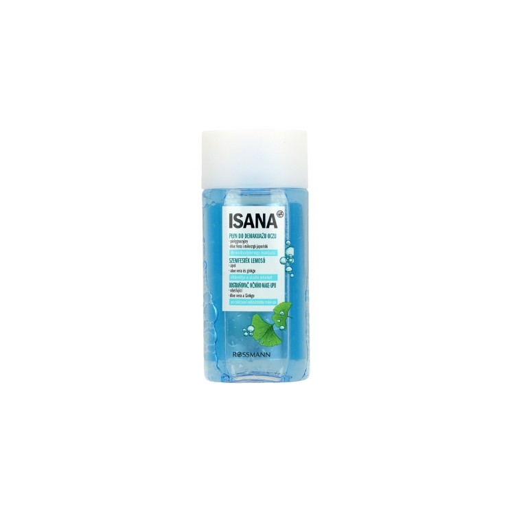 Isana Płyn do demakijażu oczu dwufazowy z Olejem Migdałowym  mini 50 ml