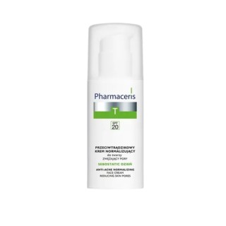 Pharmaceris T Sebostatic przeciwtrądzikowy Krem do twarzy matująco - normalizujący SPF20 50 ml