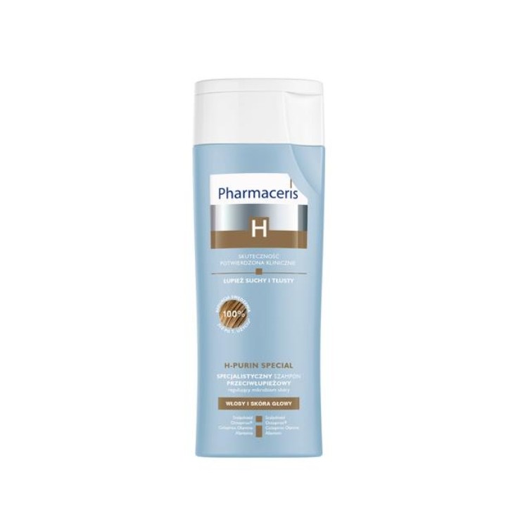 Pharmaceris H Purin Special Spezial-Anti-Schuppen-Shampoo für trockene und fettige Schuppen 250 ml