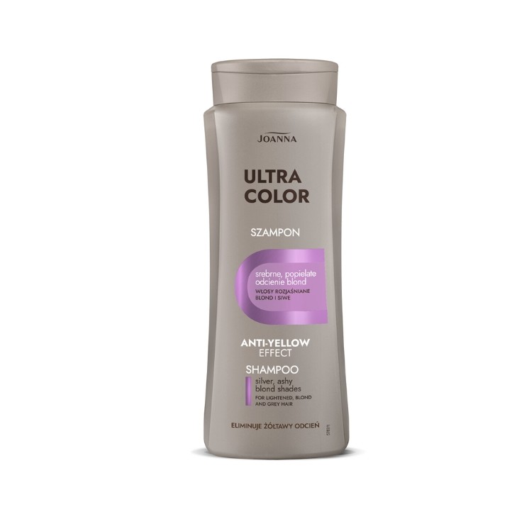 Joanna Ultra Color Shampoo für Haare mit silbernen blond 400 ml
