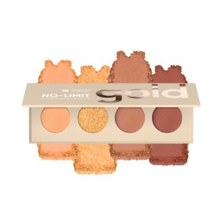 Палетка тіней для повік AA Wings of Color No Limit Volume, Gold , 4 г