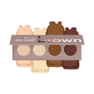 Палетка тіней для повік AA Wings of Color No Limit Volume, Brown , 4 г