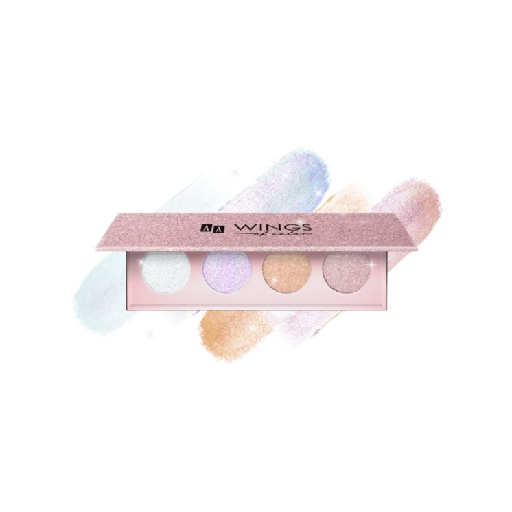 AA Wings of Color Star Secrets Paleta topperów do oczu 4x1,3 g