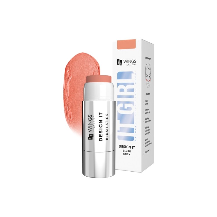 AA Wings of Color It Girl Design It Blush stick Róż do policzków /02/ 5 g