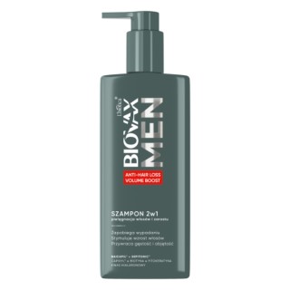 L'biotica BIOVAX Men Anti Hair-Loss & Volume 2w1 Szampon do włosów i brody 200 ml