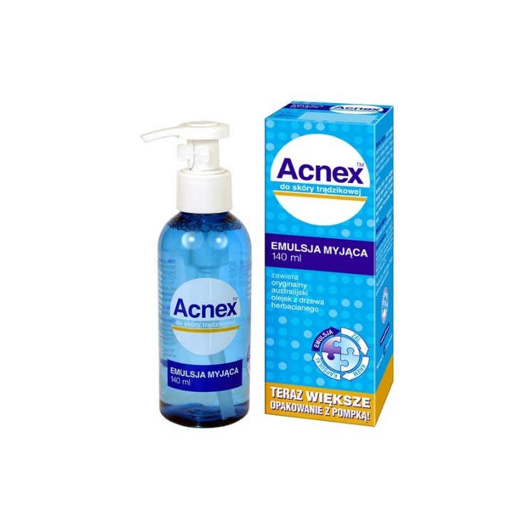 Acnex Emulsja myjąca do skóry trądzikowej 140 ml