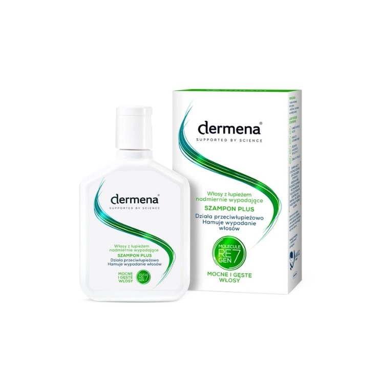 Шампунь для волосся Dermena Plus проти лупи 200 мл