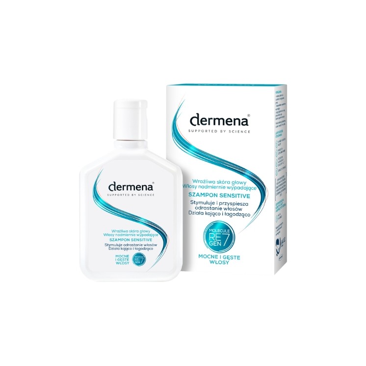 Dermena Sensitive Shampoo für empfindliche Kopfhaut und übermäßigen Haarausfall 200 ml