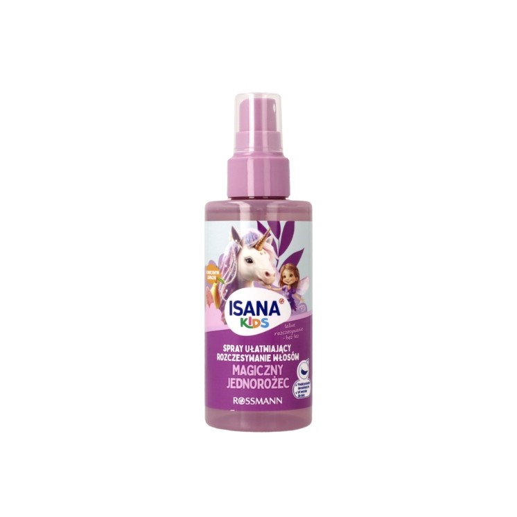 Isana Kids Spray do włosów dla dzieci, ułatwiający rozczesywanie 150 ml