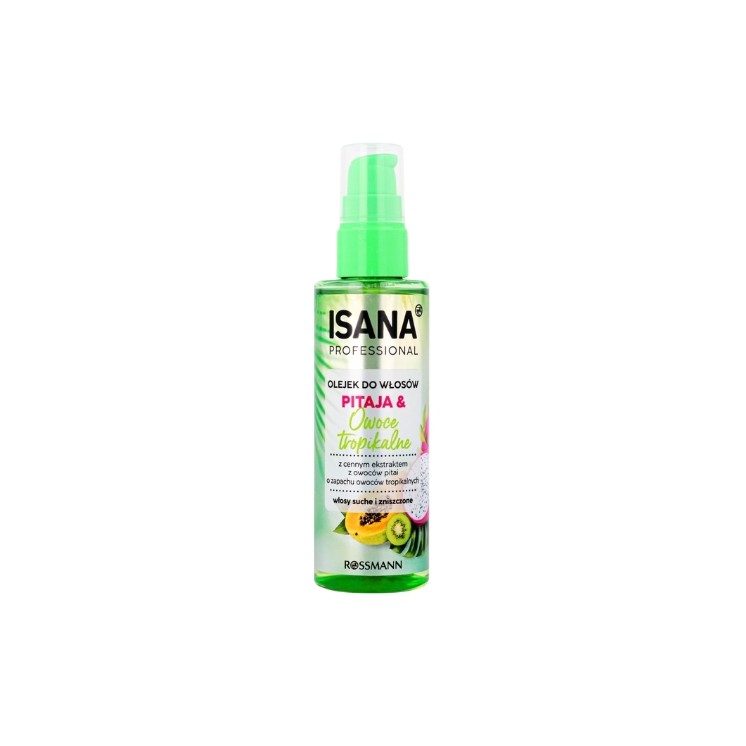 Isana Professional Olejek do włosów suchych i zniszczonych Pitaja i Owoce Tropikalne 100 ml