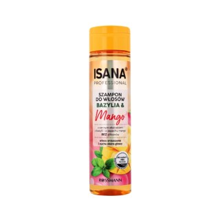 Isana Professional Szampon do włosów zniszczonych i suchej skóry głowy Bazylia i Mango 250 ml
