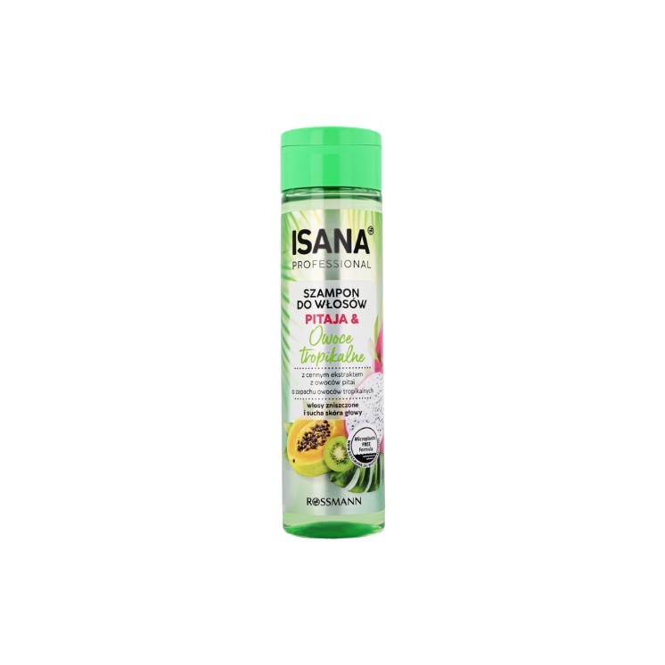 Isana Professional Szampon do włosów zniszczonych i suchej skóry głowy Pitaja i Owoce Tropikalne 250 ml