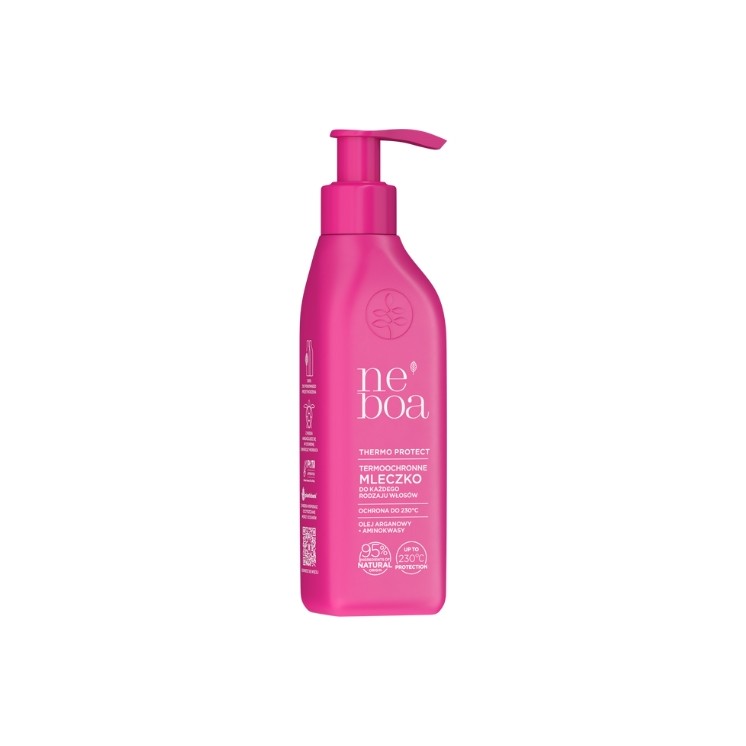 Neboa Mleczko naturalne do włosów termoochronne do każdego rodzaju włosów 175 ml