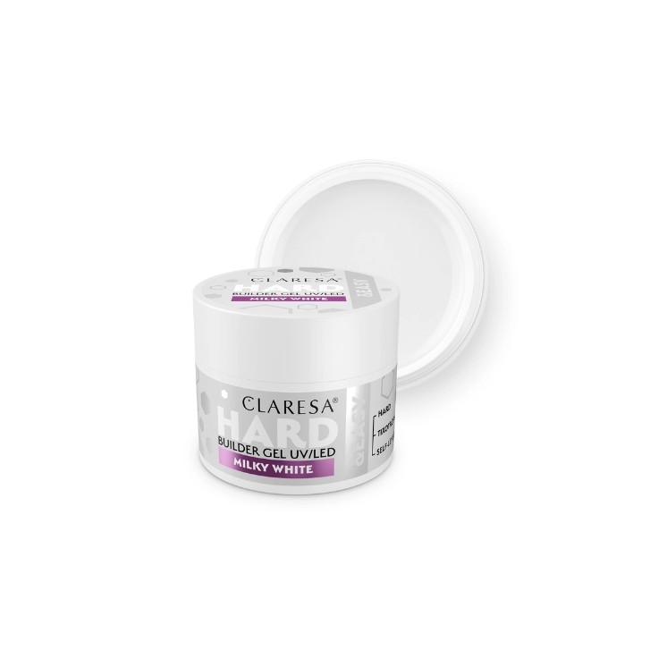 Claresa HARD&EASY BUILDER GEL MILKY WHITE 45 g