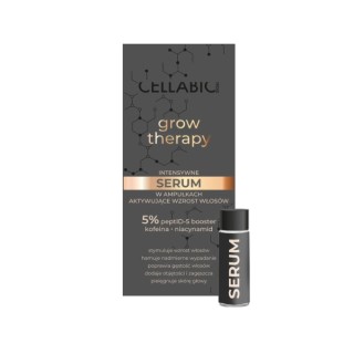 Cellabic Grow Therapy Intensives Haarwachstum aktivierendes Serum in Ampullen für Männer 7 x 5 ml