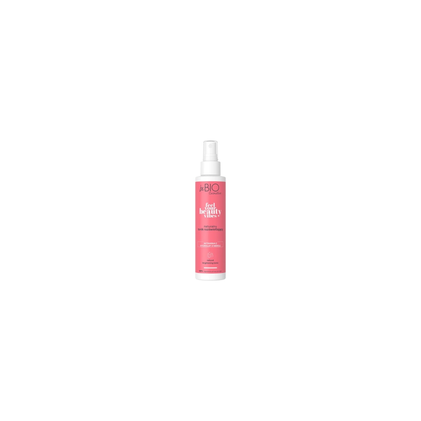 BeBio Cosmetics FEEL YOUR BEAUTY VIBES Verhelderende Tonic 150 ml BeBio Cosmetics FEEL YOUR BEAUTY VIBES Verhelderende Tonic 150 ml