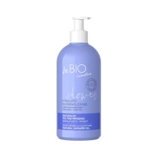 BeBio Cosmetics Natürliches feuchtigkeitsspendendes und beruhigendes Duschgel HYALURO bioMOISTURIZING 350 ml