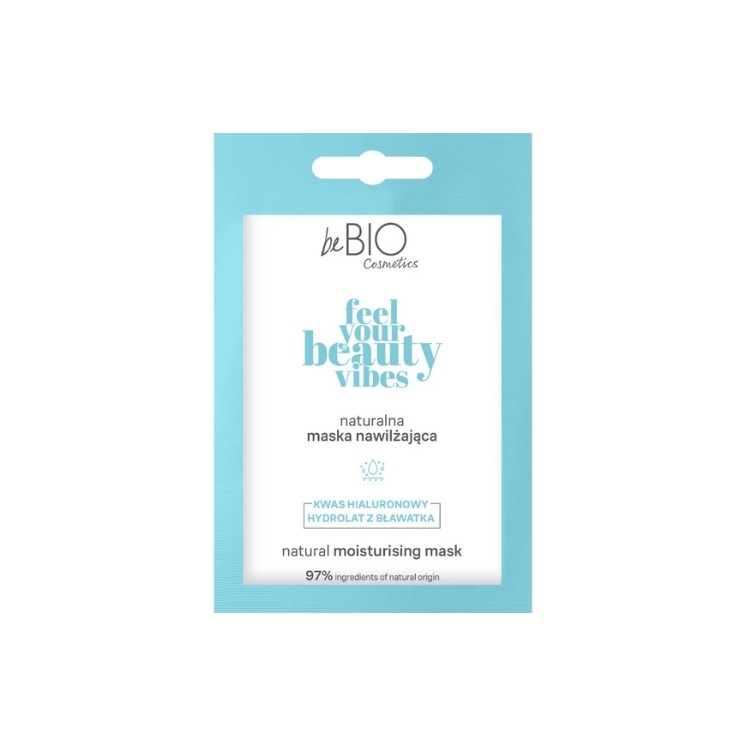 BeBio Cosmetics Natürliche feuchtigkeitsspendende Gesichtsmaske Feel Your Beauty Vibes 10 ml