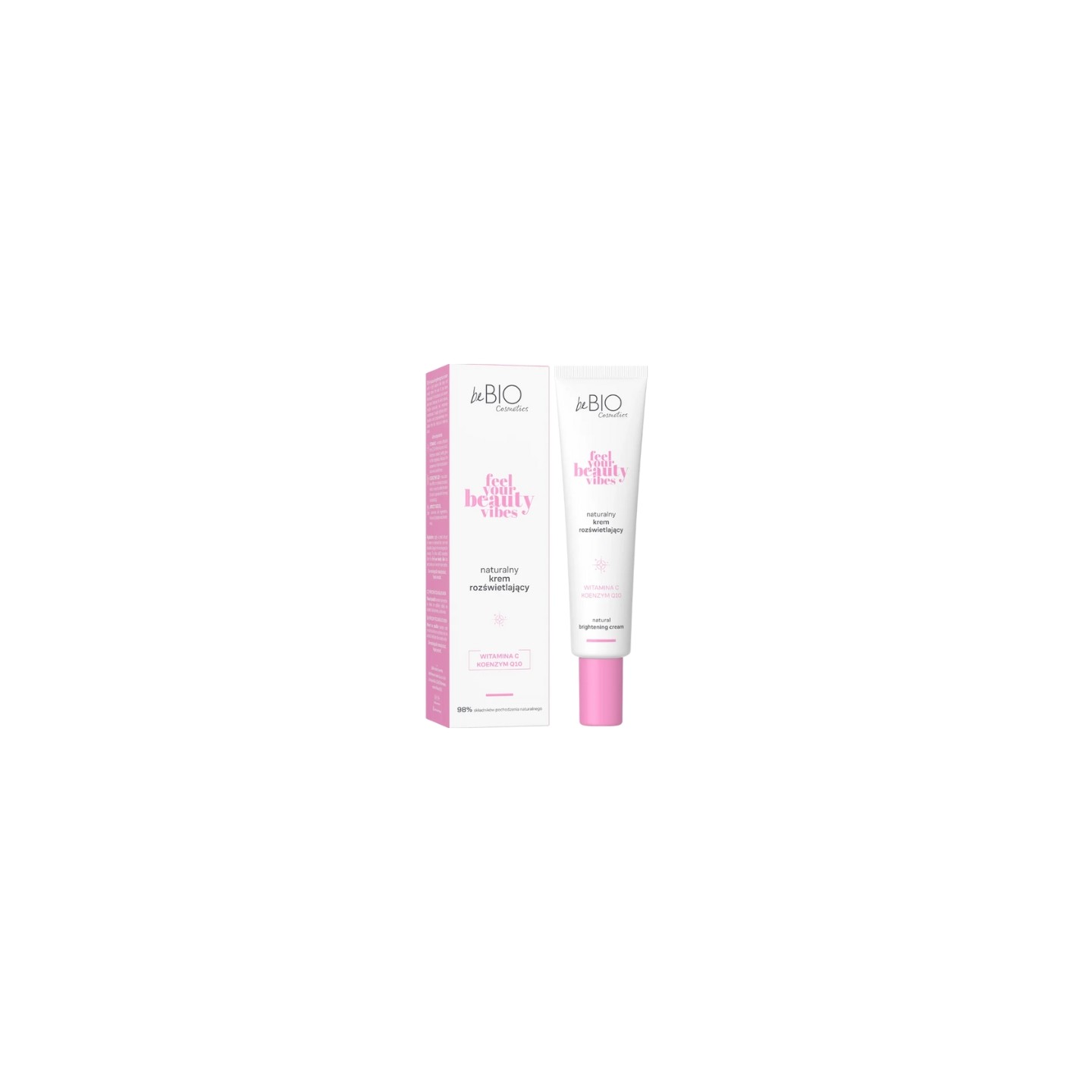 BeBio Cosmetics Feel Your Beauty Vibes Verhelderende Gezichtscrème 40 ml BeBio Cosmetics Feel Your Beauty Vibes Verhelderende Gezichtscrème 40 ml