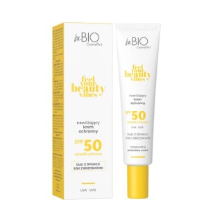 Зволожувальний захисний крем для обличчя BeBio Cosmetics SPF50 FEEL YOUR BEAUTY VIBES 40 мл