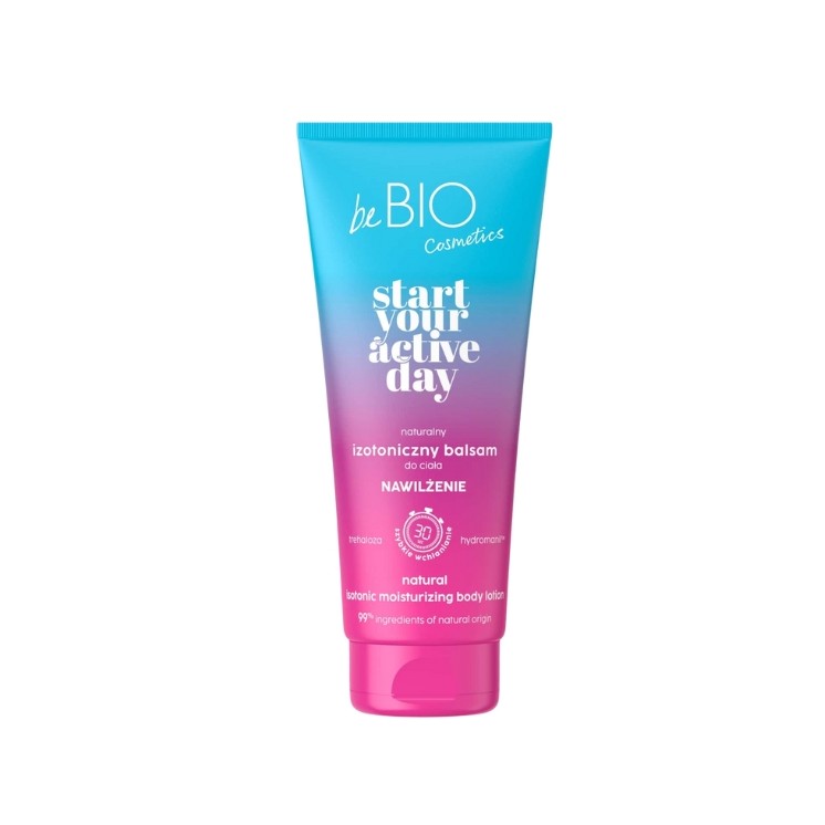 BeBio Cosmetics Baume Corps Isotonique Naturel START YOUR ACTIVE DAY Hydratant 200 ml