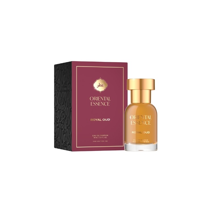 Eau de Parfum Unisex Oriental Essence Royal Oud pour femme et homme 30 ml