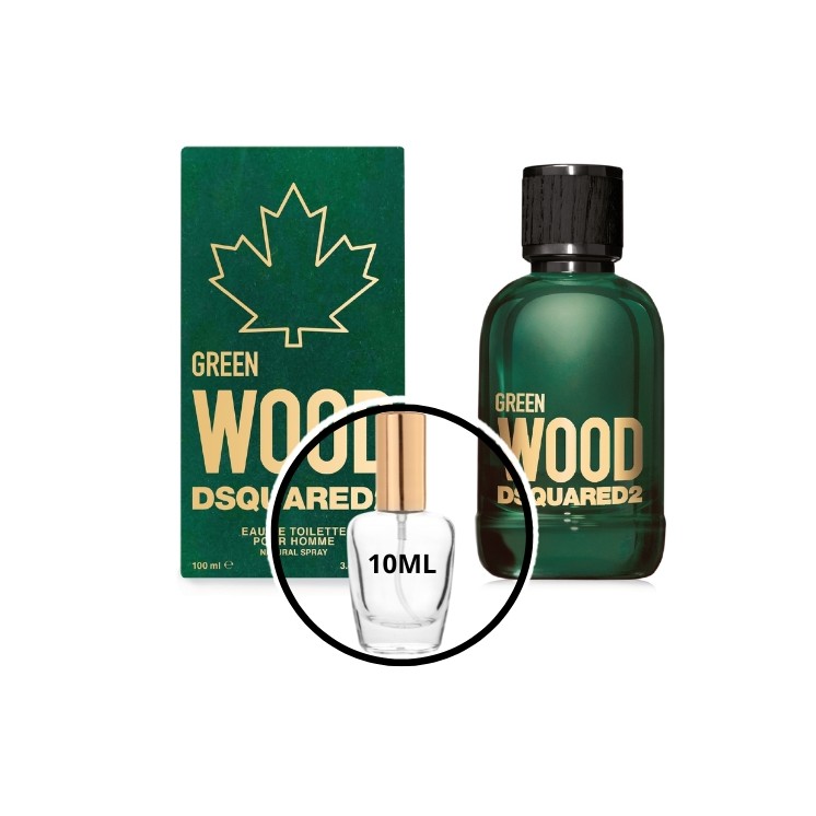 Dsquared2 Green Wood Pure Homme Odlewka Wody toaletowej dla mężczyzn 10 ml