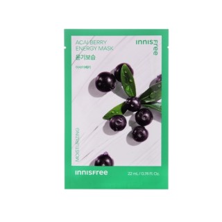Innisfree Squeeze Energy Mask Masque en tissu hydratant aux Berry d'açaï 22 ml