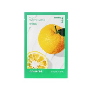 Innisfree Squeeze Energy Mask Masque en tissu éclaircissant au yuzu 22 ml
