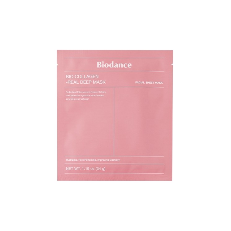 Biodance Bio - Collagen Real Deep Mask Зміцнююча колагенова маска для обличчя 1 шт. 34 г