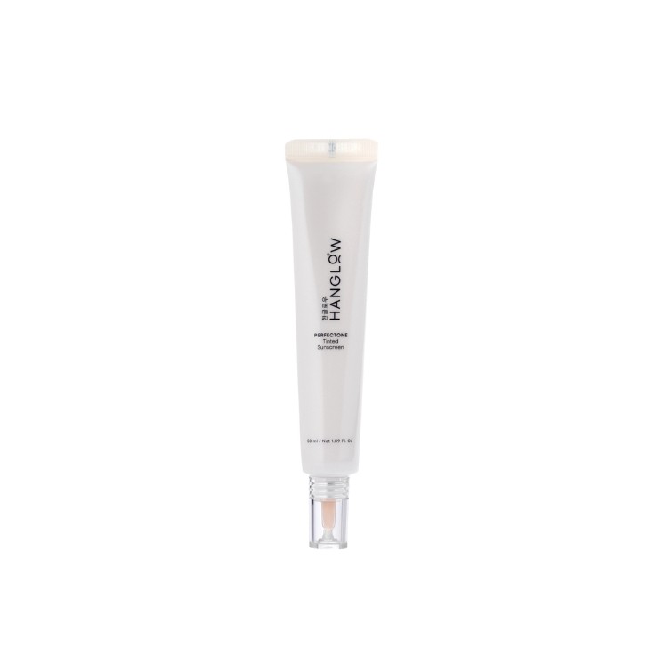 HanGlow PerfecTone Crème Solaire Teintée SPF 50+ - Crème Solaire Sublimatrice /01/ 50 ml