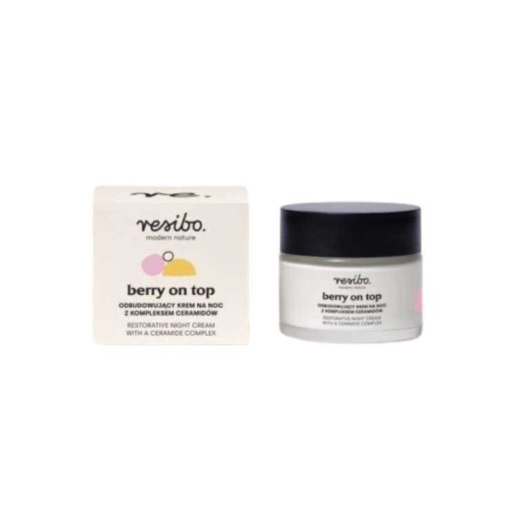 Resibo Berry On Top Regenerierende Nachtcreme mit Ceramid-Komplex 50 ml Resibo Berry On Top Regenerierende Nachtcreme mit Ceramid-Komplex 50 ml