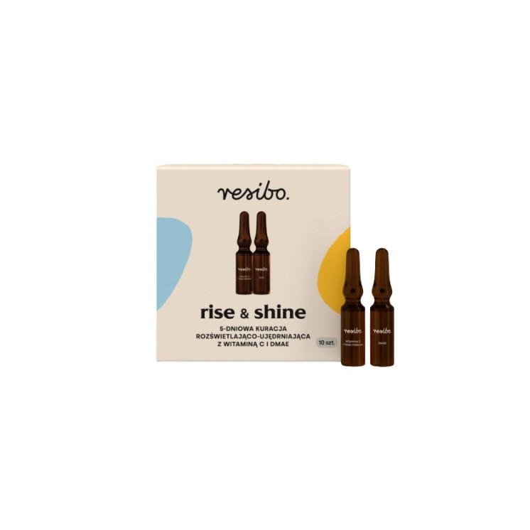 Resibo Rise& Shine 5 -day brightening and firming treatment with Vitamin C and DMAE 10 pieces