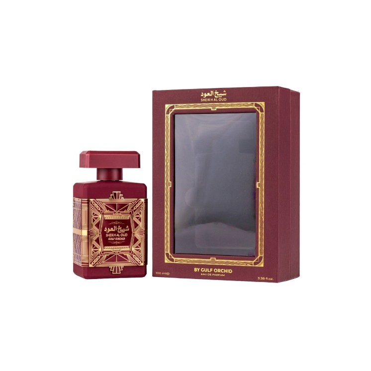 Gulf Orchid Sheikh al Oud Red Unisex Eau de Parfum voor dames en heren 100 ml Gulf Orchid Sheikh al Oud Red Unisex Eau de Parfum voor dames en heren 100 ml