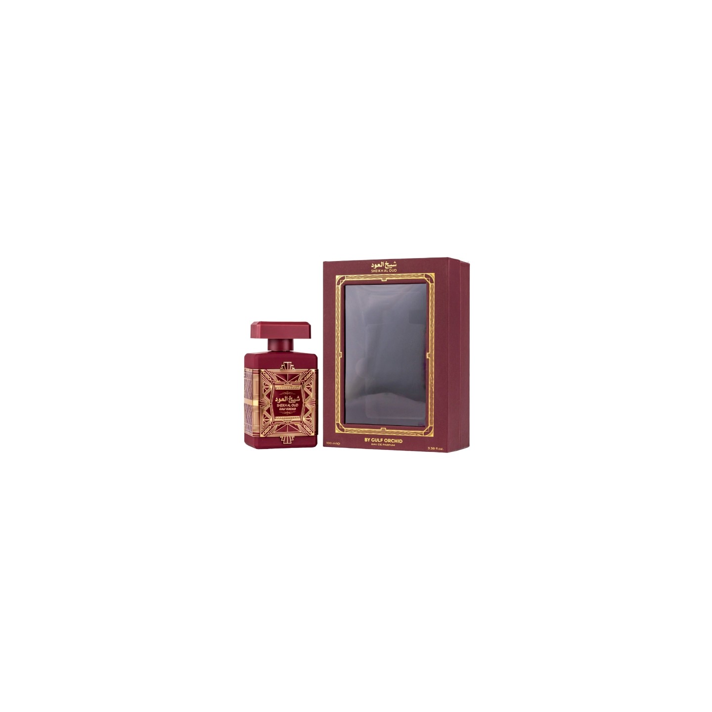 Gulf Orchid Sheikh al Oud Red Unisex Eau de Parfum voor dames en heren 100 ml Gulf Orchid Sheikh al Oud Red Unisex Eau de Parfum voor dames en heren 100 ml