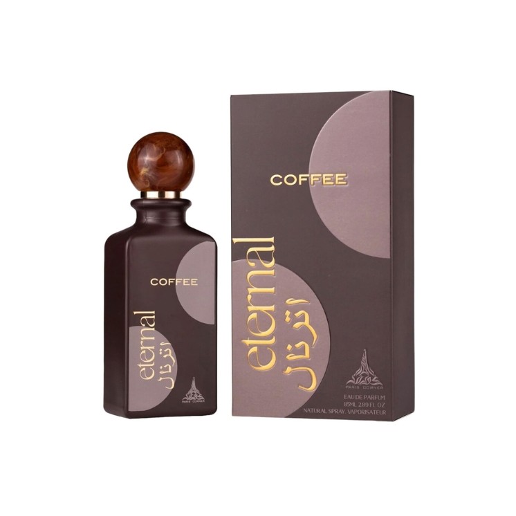 Eau de parfum Unisex Paris Corner Eternal Coffee pour femme et homme 85 ml