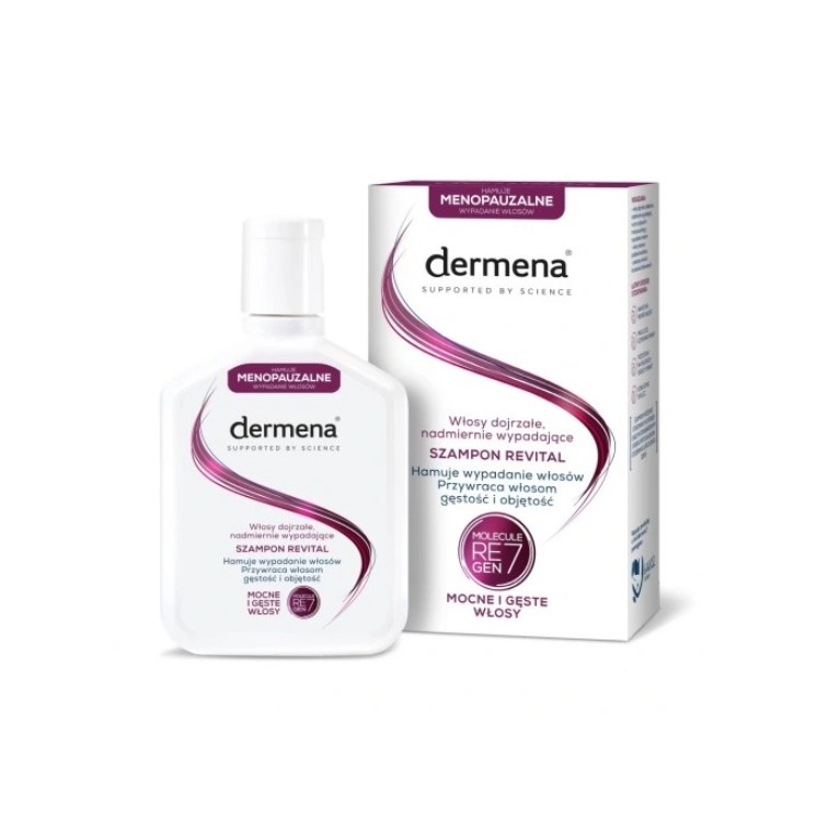 Dermena Revital Shampoo preventing menopausal hair loss 200 ml