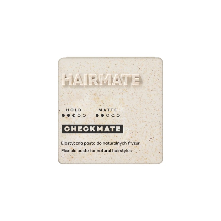 Hairmate Checkmate Fixing, flexibele haarpasta voor natuurlijke kapsels 75 g